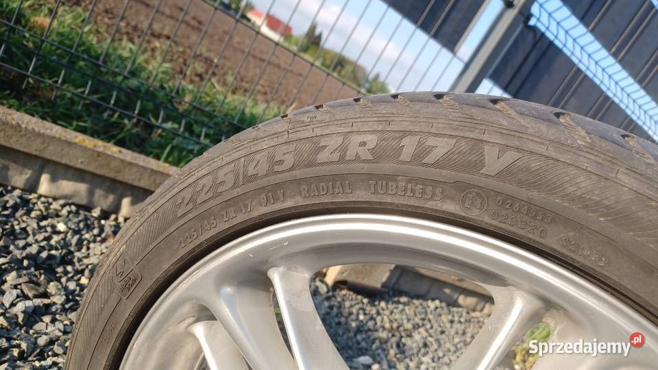 Felgi BORBET 8J 17 z oponami astra vectra signum dolnośląskie Domaniów