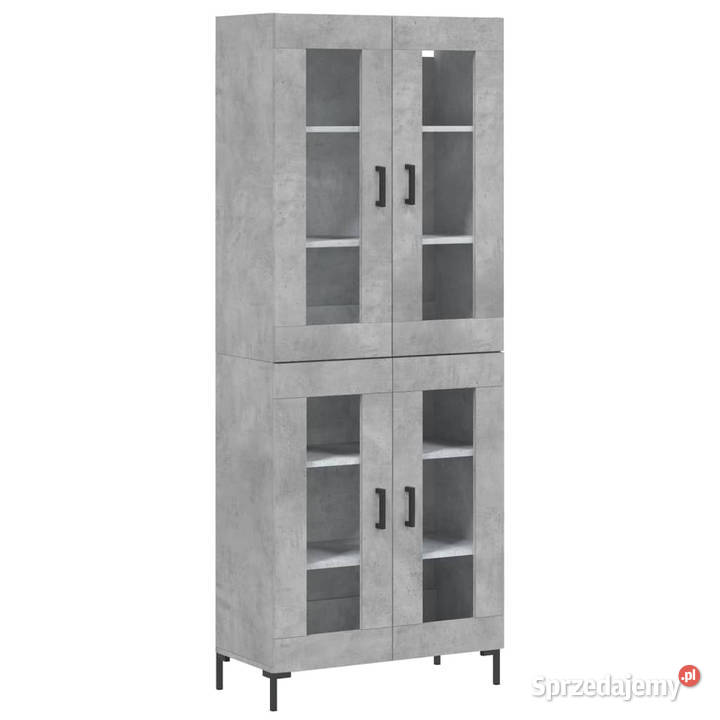 Witrynka szarość betonu 695x34x180 materiał Warszawa