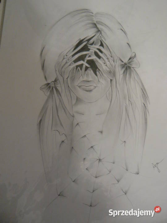 GRAFIKA OŁÓWEK ABSTRAKCJA Warszawa