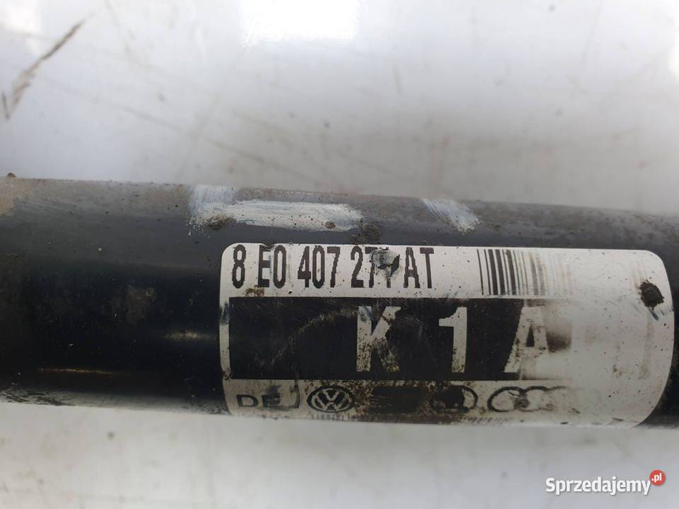 PÓŁOŚ LEWA PRZÓD AUDI A4 B7 8E0407217AT Lipno