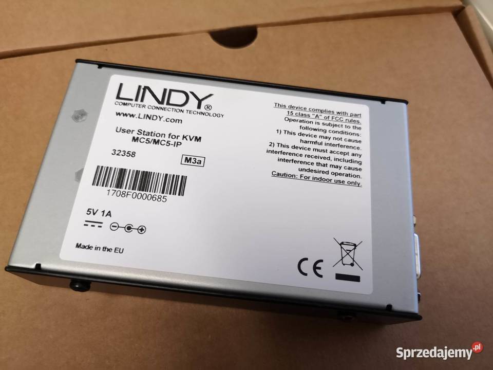 OKAZJA Rozszerzenie KVM LINDY MC5MC5IP US Pro300 Łódź sprzedam