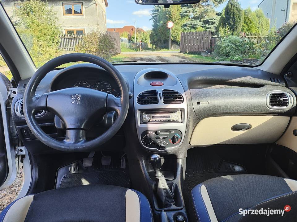 Peugeot 206 11 2004 polski salon 161500