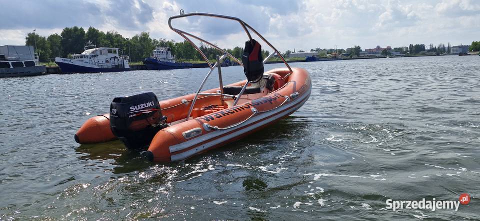 Łódź RIB WAKE Sportis 5 met silnik 70 przyczepa Gdańsk