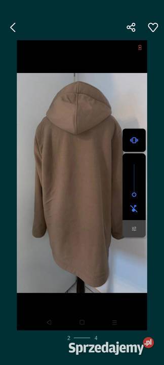 Długa buza płaszczyk z kapturem Rozmiar uniwersalny wielkopolskie Poznań