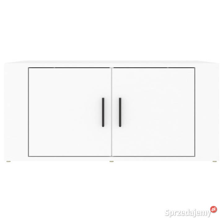 Stolik kawowy biały 80x50x36 materiał Warszawa