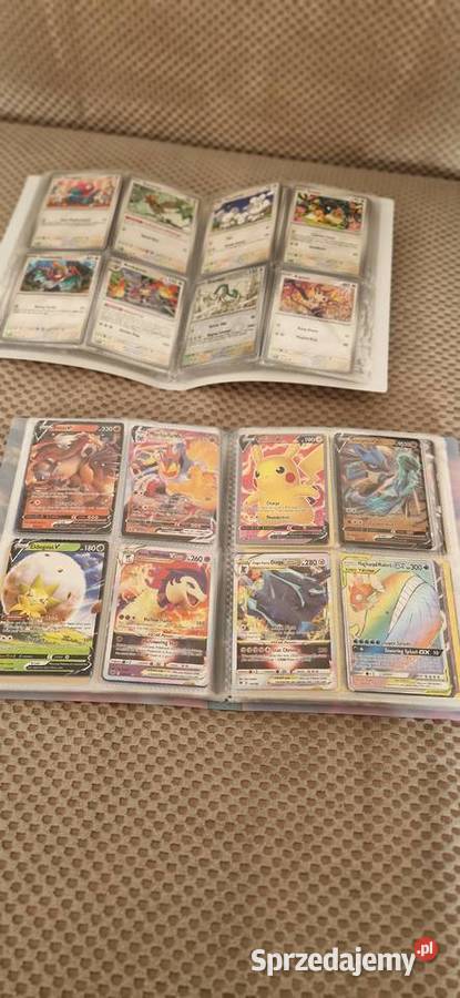 album z kartami pokemon zestaw 2 6 lat+ Dla Dziecka Kraków