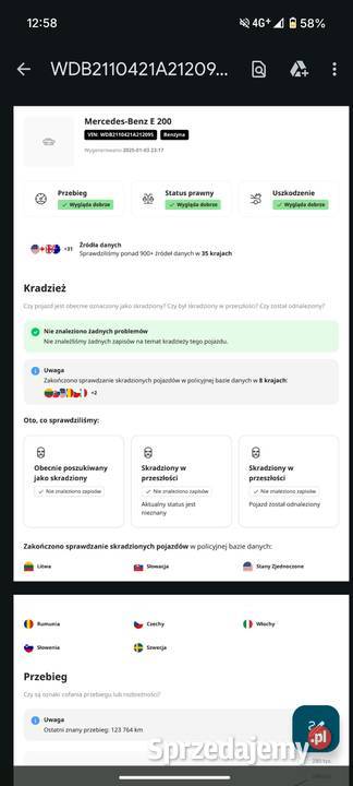 Mercedes w211 Chodecz