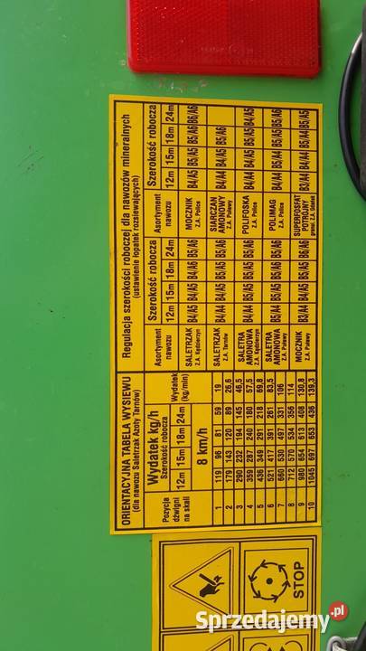 Rozsiewacz nawozu 800l sprzedam