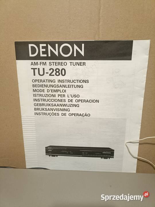 DENON TU280 instrukcja Poznań
