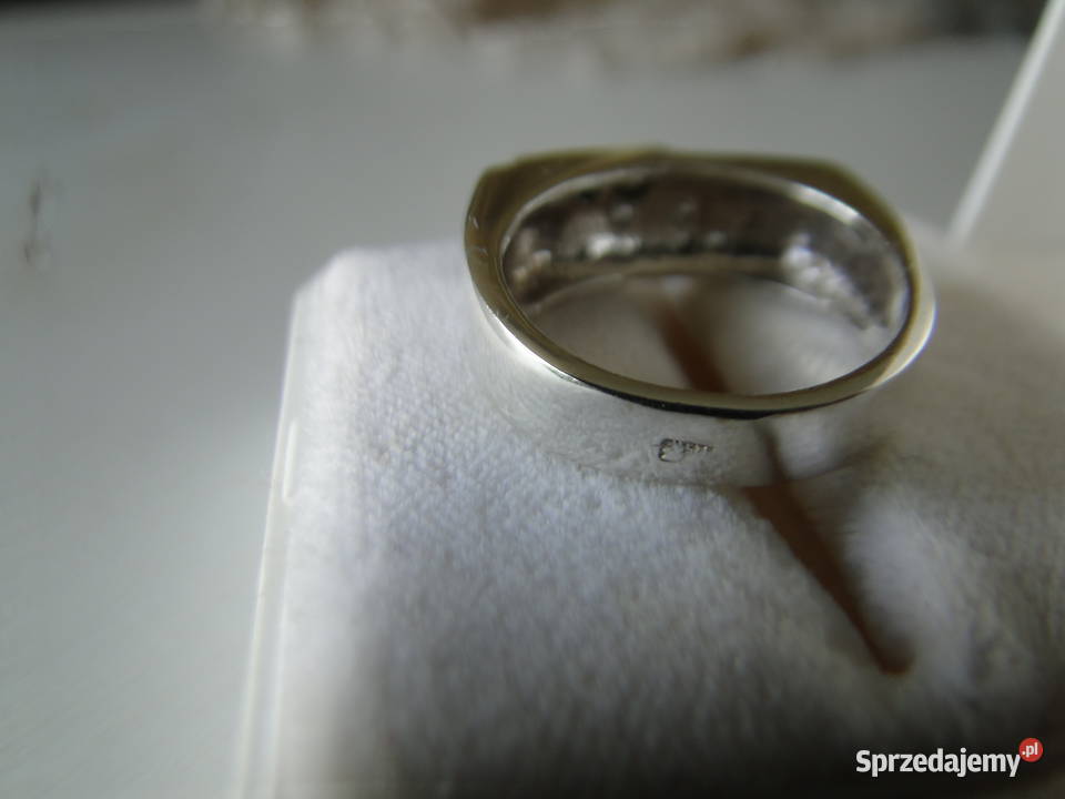 Solidny pierścieńsygnet srebro 925 Warszawa