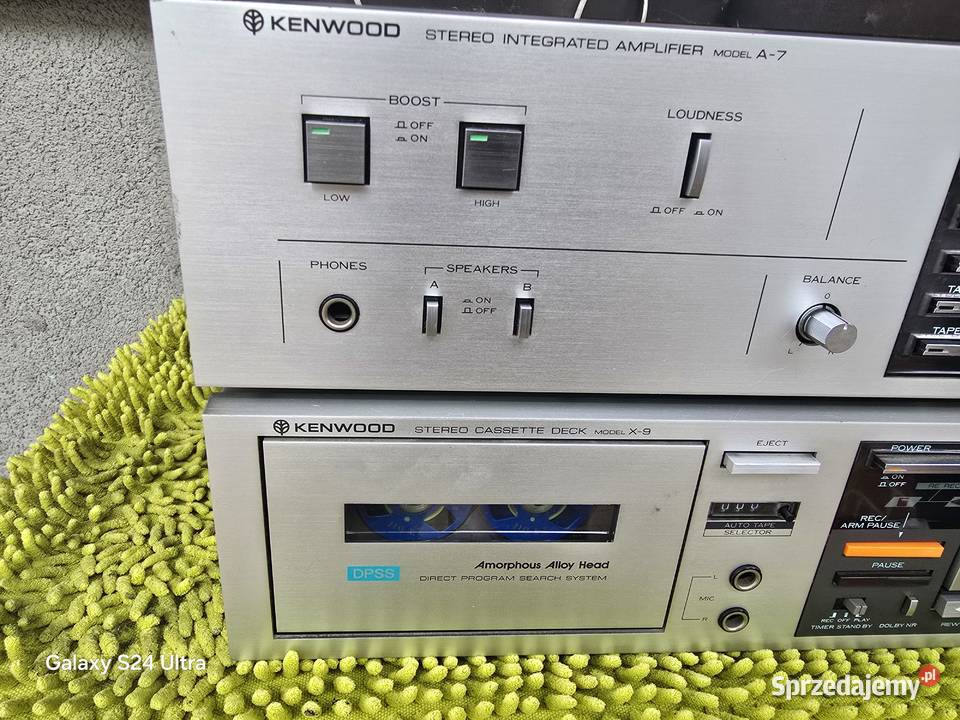 wzmacniacz magnetofon kenwood a7 deck x9 midi Chełm Śląski