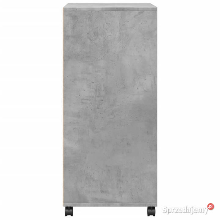 Szafka na kółkach szarość betonu 55x40x91
