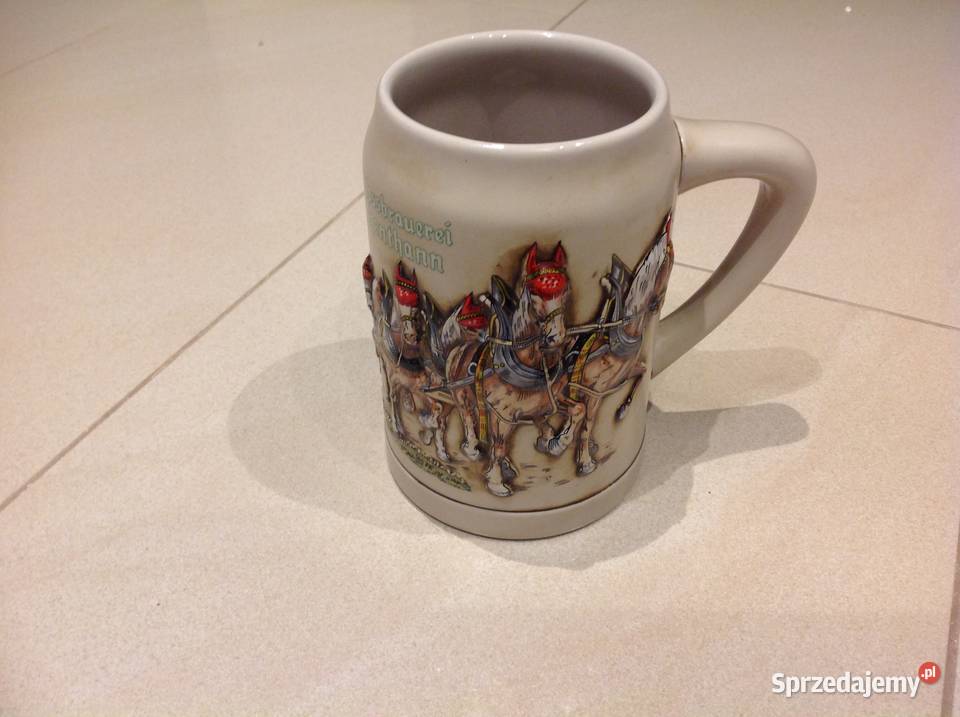 Kufel do Piwa Ceramiczny Obraz 3D Sygnowany Nowa Sól
