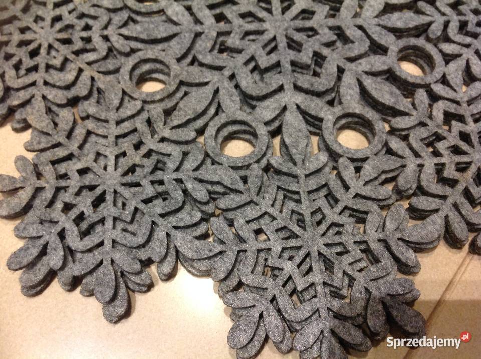 Podkładki Filcowe na Stół 3 Szare lubuskie Nowa Sól