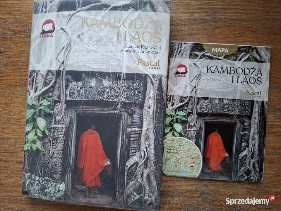 Kambodża i Laos Pascal Gold mapa Mapy i przewodniki Kraków