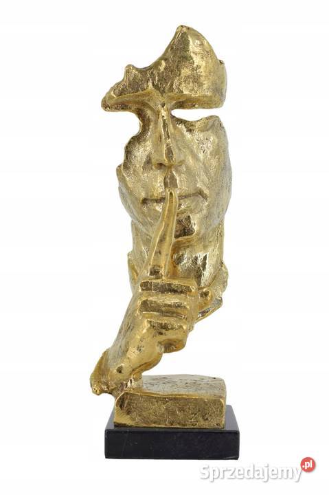 Twarz Prosząca O Cisze Cisza Figura z Brązu