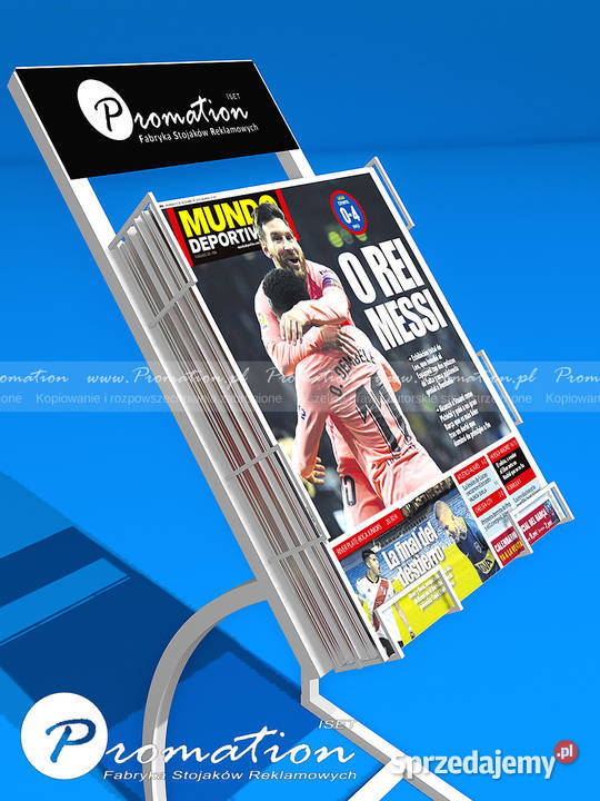Stojaki i ekspozytory na gazety prasę ulotki Warszawa