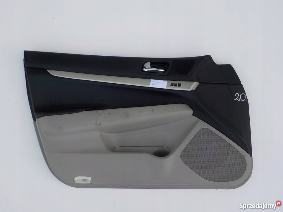 TAPICERKA DRZWI LEWY PRZÓD INFINITI G37 SEDAN Części Nowy Tomyśl sprzedam
