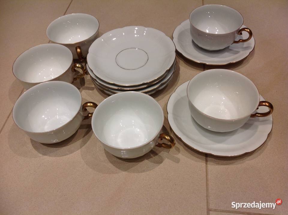 Filiżanki z Podstawkiem Stara Porcelana Arzberg Nowa Sól sprzedam