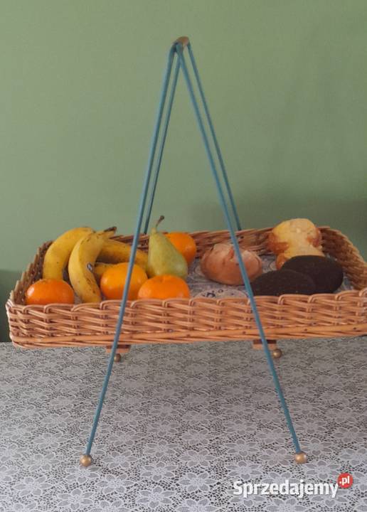 Taca PRL vintage wiklina świeżo odnowiona