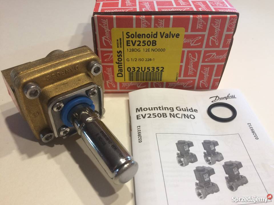 Zawór Elektromagnetyczny DANFOSS EV250B 032U5352 Brzoza
