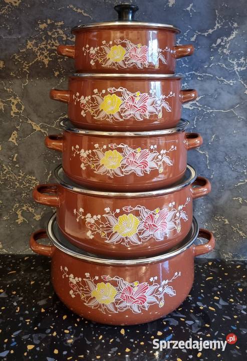 Promocja do końca tygodnia 89 Garnki emaliowane Zabrze