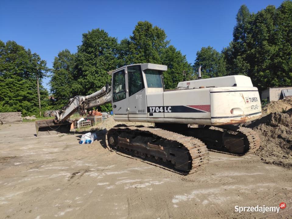 Koparka gąsienicowa Atlas Terex 1704 2005 Janów Lubelski