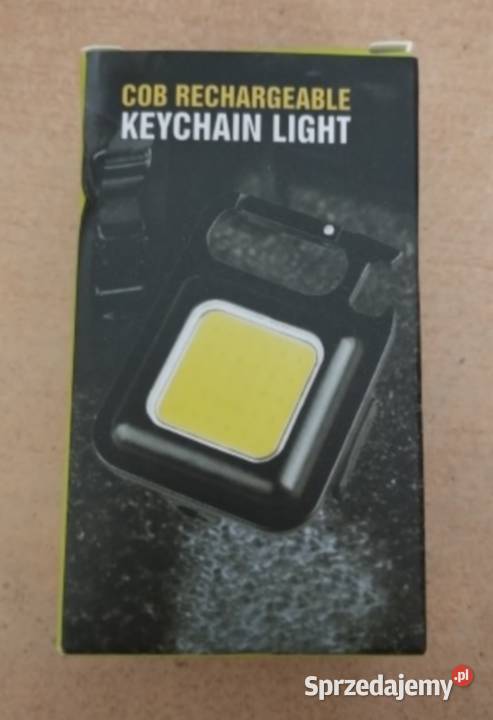 NOWY brelok LED COB barwa biała zimna latarka lubelskie Zamość