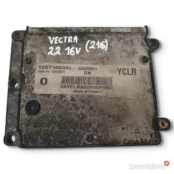 STEROWNIK SILNIKA Opel Vectra C 22 16V osobowe lubelskie Chełm sprzedam