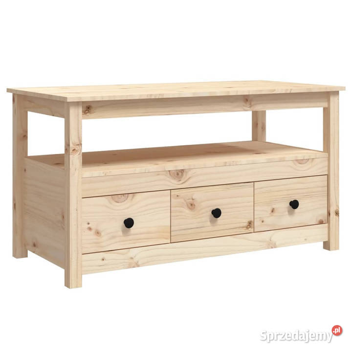 Stolik kawowy 102x49x55 lite drewno sosnowe Warszawa