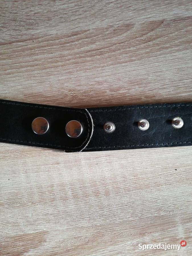 Pasek w kolorze czarnym połączony ze srebrnym Paski Lublin