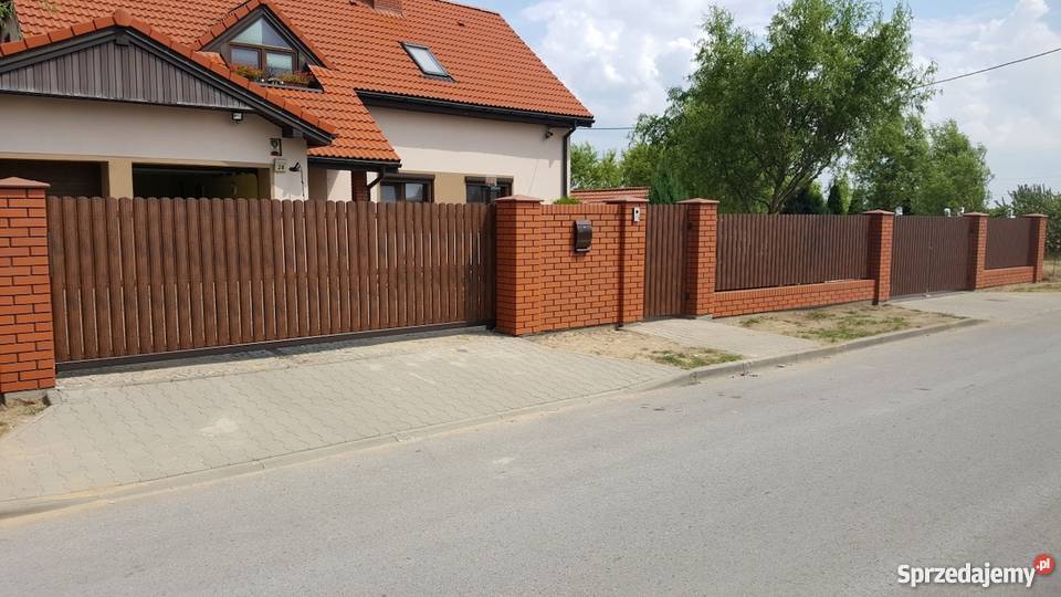Brama przesuwna Panel fi 5mm komplet Ogrodzenia i bramy łódzkie Piątkowisko