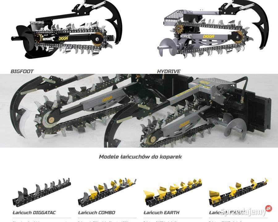 KOPARKA ŁAŃCUCHOWA DIGGA TRENCHER HYDRIVE 1200 Wrocław sprzedam