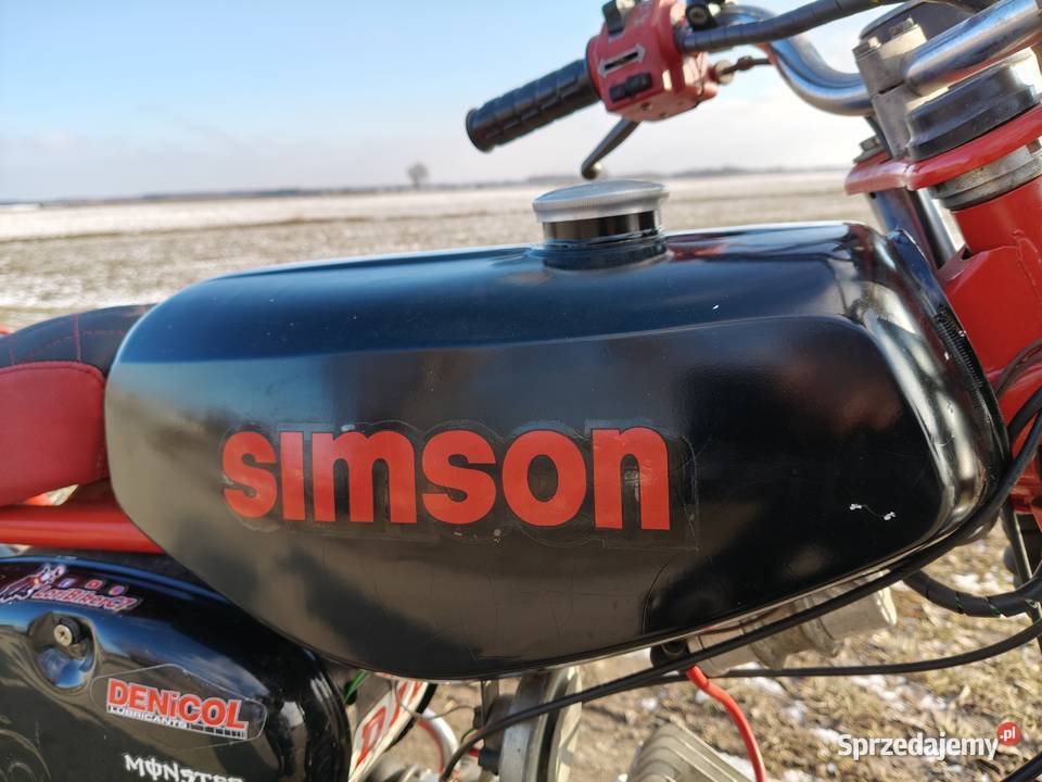 Simson S51 1990r dokumenty aktualny PT motorower Motoryzacja wielkopolskie Nowe Skalmierzyce