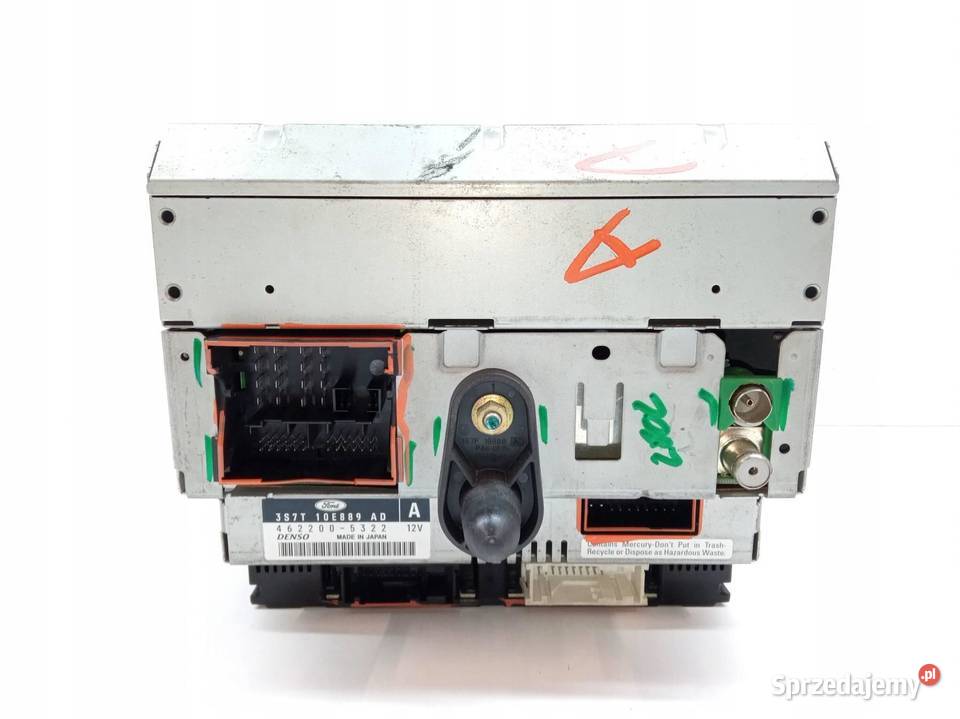 RADIO 3S7T18B988AE Ford Mondeo Mk3 20002006 Rok produkcji 2003 sprzedam