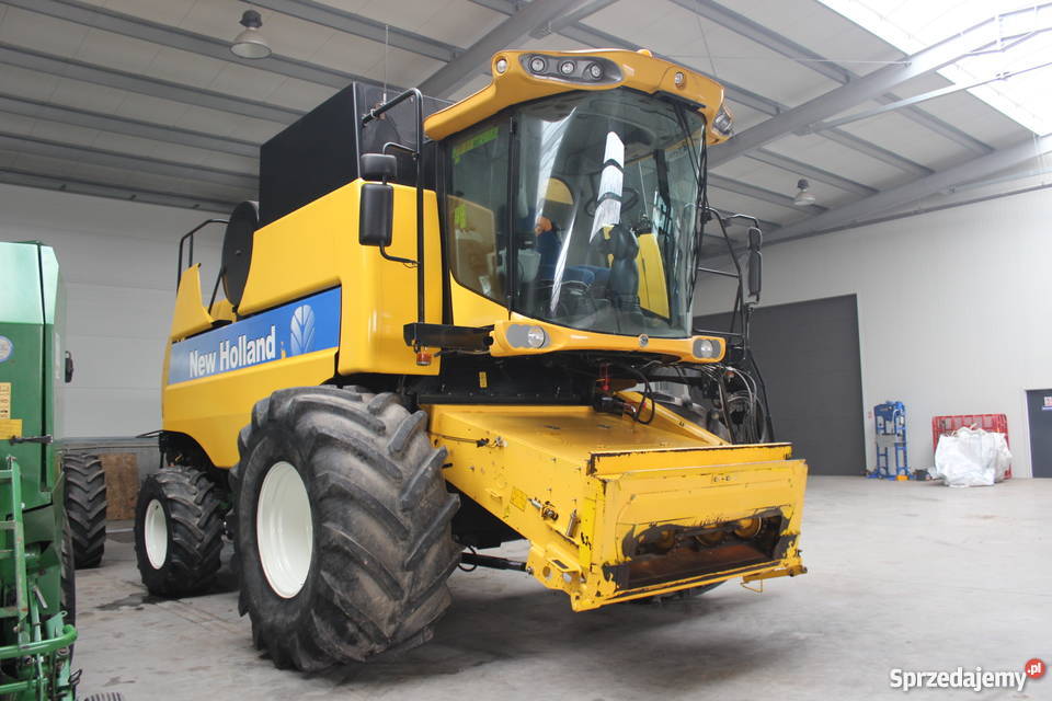 Holland CS6080 kombajn zbożowy Poziomowanie sit Kombajny Sokoły