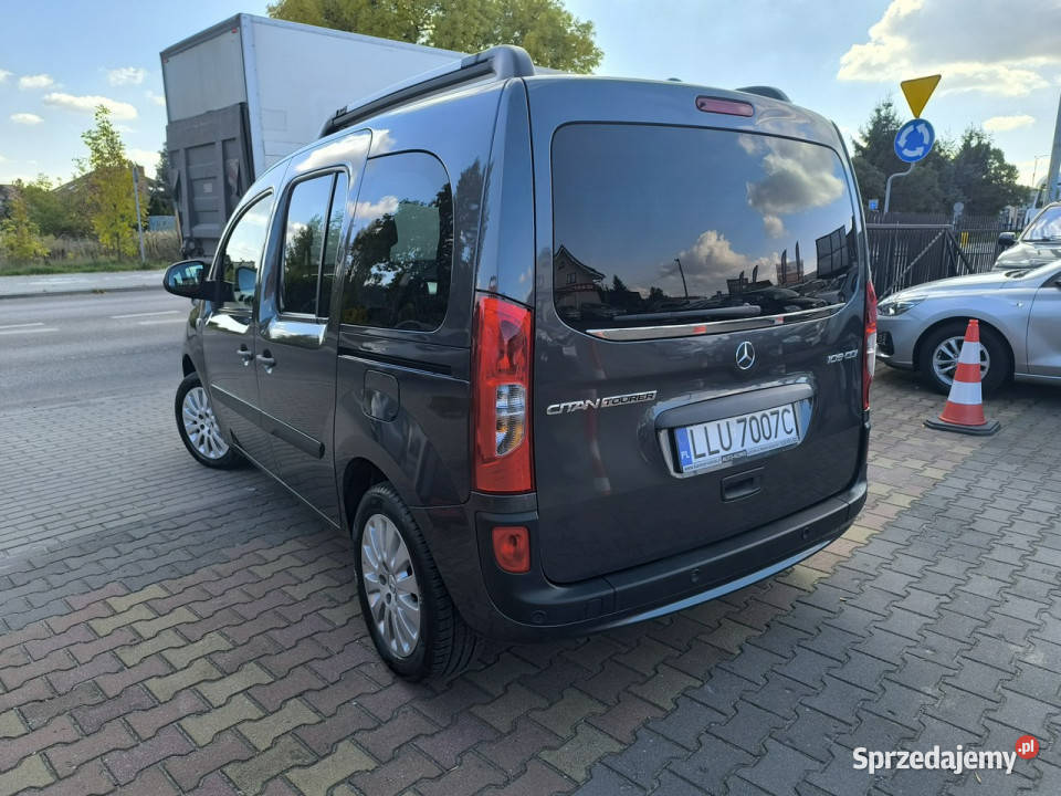 Mercedes Citan Tourer 15 dCi Klimatronic Navi czujnik deszczu lubelskie Łuków sprzedam
