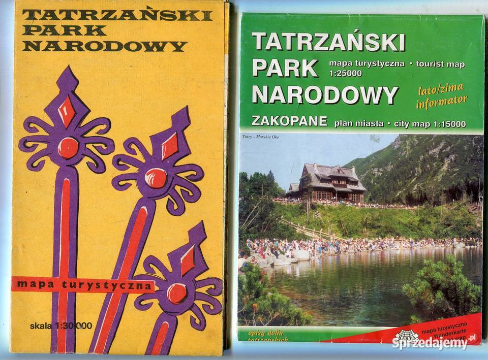 Tatrzański Park Narodowy 3 Mapy Szczecin