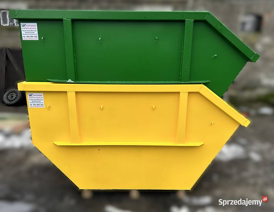 Kontener mulda hakowiec koleba 3m3 kontener na Niedrzew Pierwszy