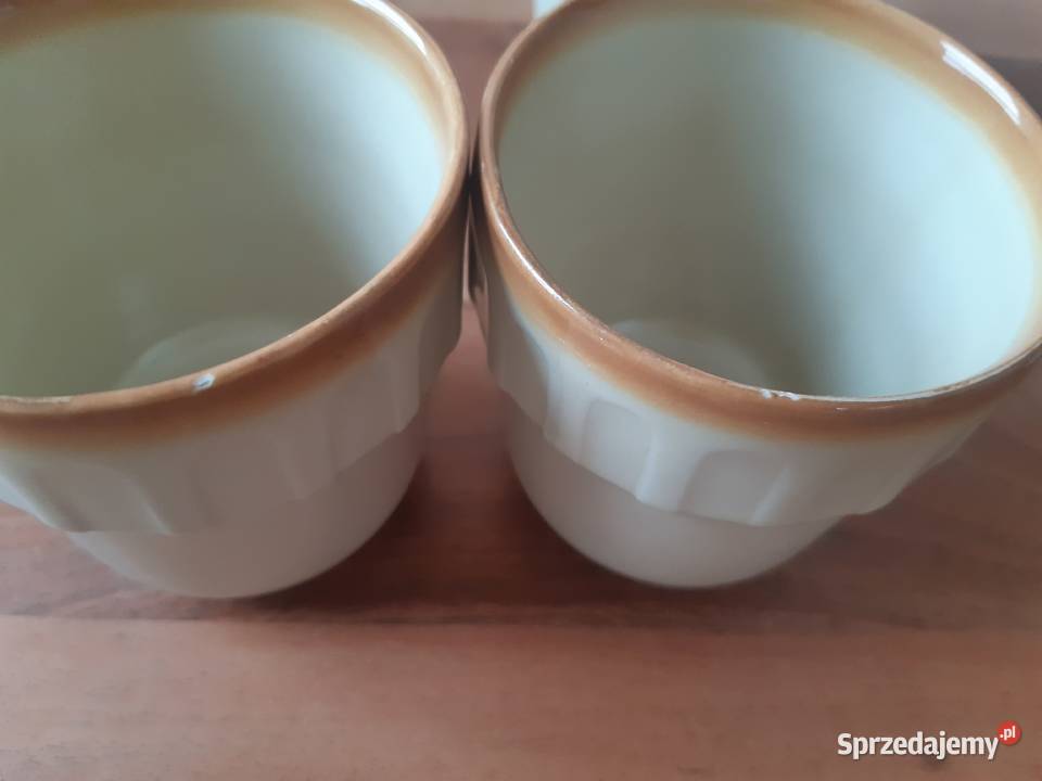 4 sztuki Kubek Tułowice Kubki PRL Porcelit mazowieckie Warszawa