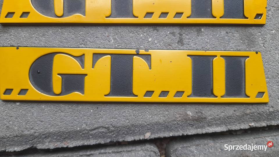 Emblemat znaczek GT II vw Scirocco mk2 Karpacz