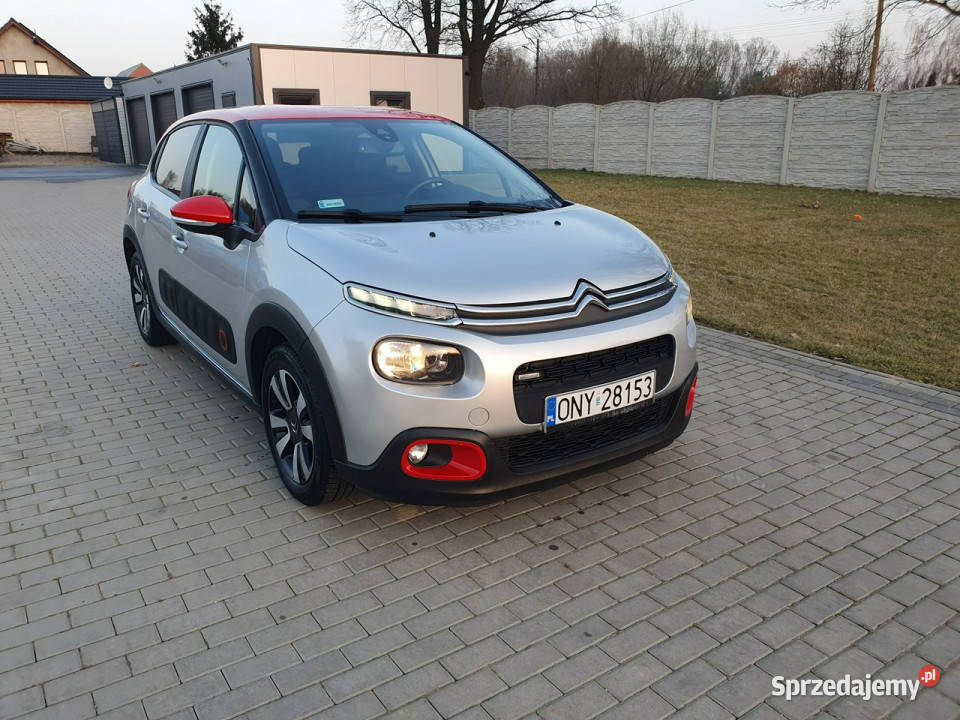 Citroen C3 12 Benzyna 82 75 2017r Raty Zamiana isofix Strobice