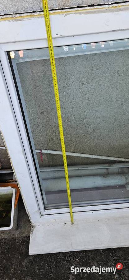 Okno PCV 120x120 stan z parapetem Okna ścienne Kwidzyn