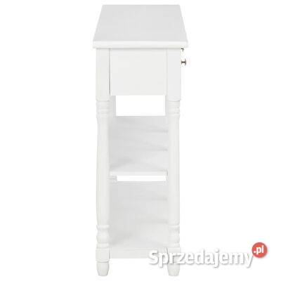 vidaXL Stolik konsolowy biały 120x30x76 mazowieckie