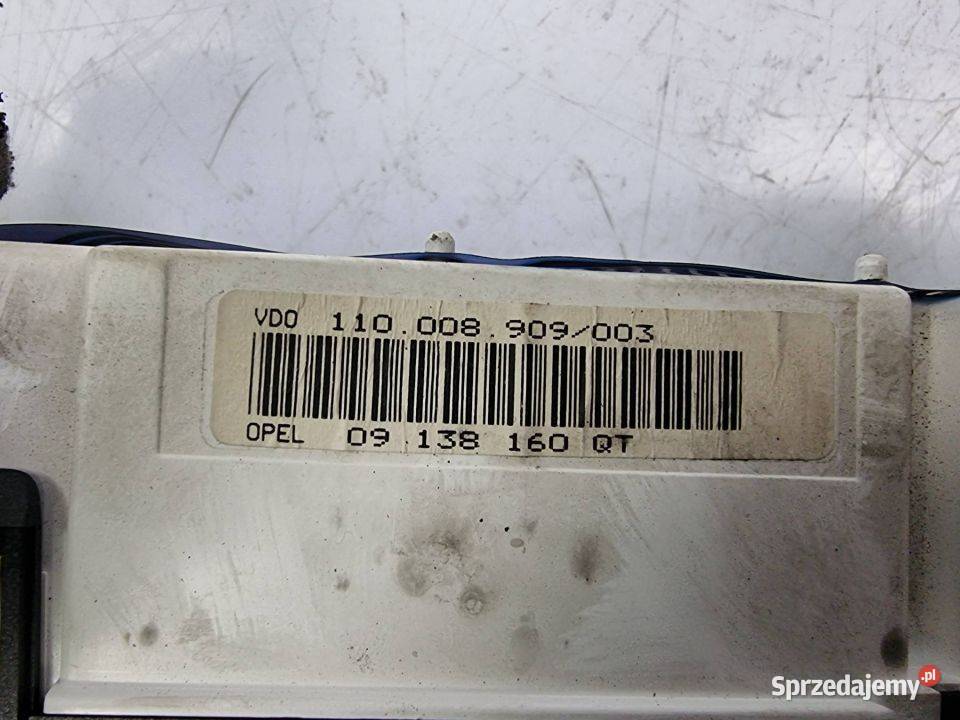 LICZNIK ZEGAR OPEL VECTRA B 09138160QT Lipno sprzedam