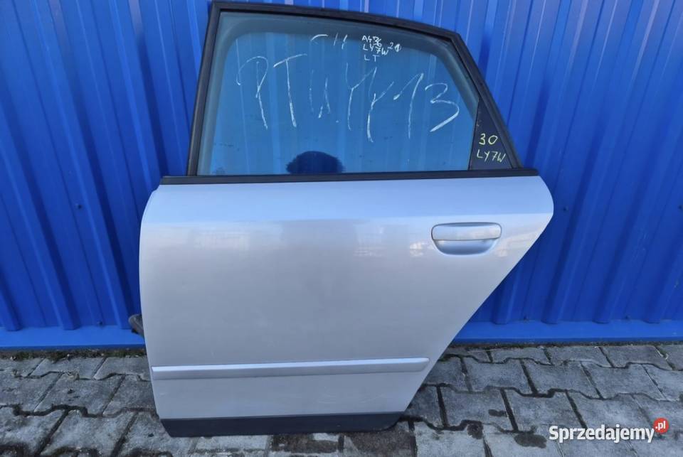 30 DRZWI TYŁ LEWY TYLNE LEWE AUDI A4 B6 SEDAN