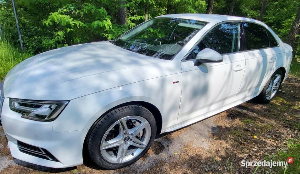 Audi A4 B9 Sline 20TFSI 252 quattro BO Virtual podgrzewane fotele mazowieckie Warszawa