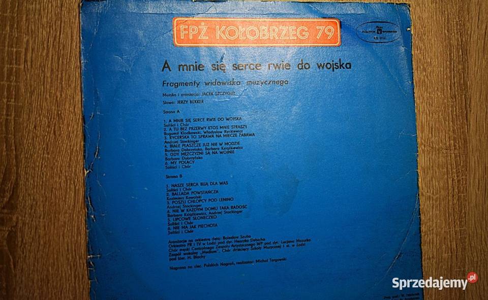 Festiwal Piosenki Żołnierskiej Kołobrzeg 1979 kujawsko-pomorskie Chełmno sprzedam