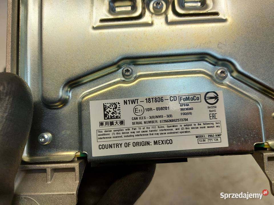 Ford Ranger VI 6 2024r GŁOŚNIKI WZMACNIACZ sprzedam