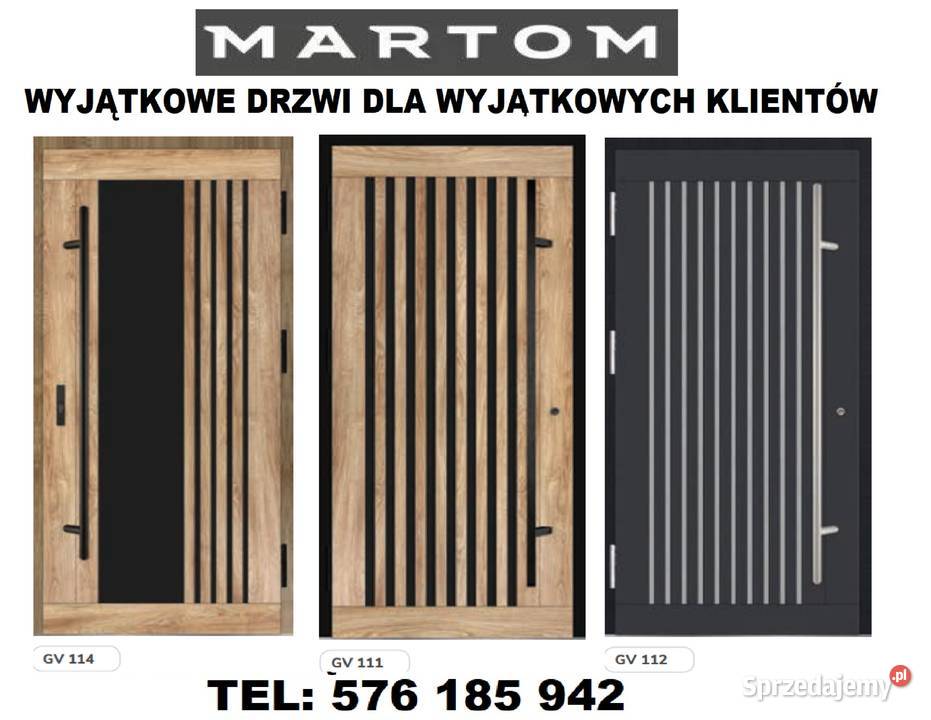 Drzwi zewnętrzne z montażem drewniane i metalowe Sandomierz